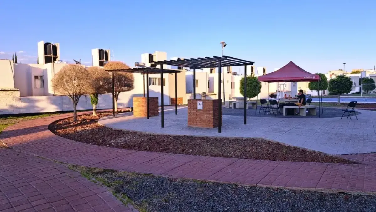 Asador amenidades Casa Venta Diamante Querétaro