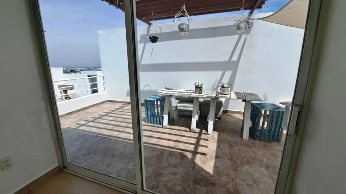 Asador en Roof garden Casa Venta Punta Esmeralda Querétaro